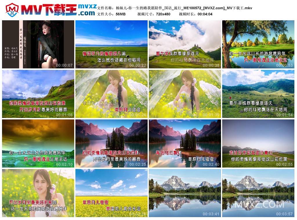 杨妹儿-你一生的路我愿陪伴_国语_流行_ME100572